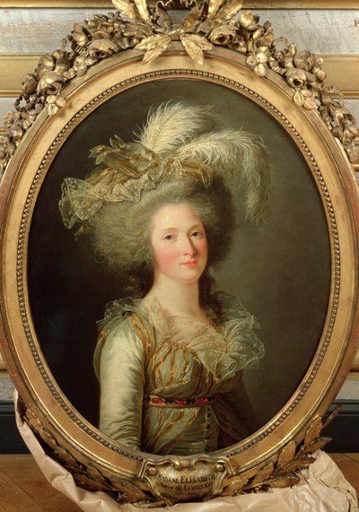 Alžběta Francouzská (1764-94) zvaná Madame Elisabeth, 1788 od Adelaide Labille-Guiard